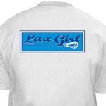 Lax Girl Banner Short Sleeve T-Shirt-Youth - Shirts