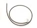 Sterling Silver 16 Grey Gray Rubber Cord Necklace
