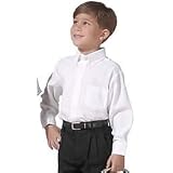 Van Heusen Long Sleeve White Dress Shirt, 4-7