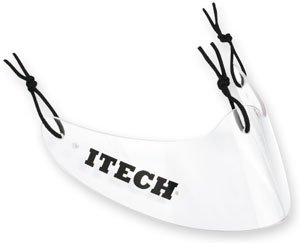 Itech N18 Lexan Hockey Goalie Neck Protector-Clear
