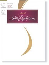 Click here to buy Hanes Silk Reflections Thigh High Pantyhose by Hanes.