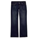 Harley-Davidson Womens Low-Rise Boot Cut Stretch Jeans 32" to 34" Inseam 99115-10VW In Distressed Denim Blue