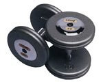 Gray Pro Style 5-50 lb. Dumbbells