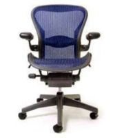 Aeron Cobalt Fully Loaded Chair By Herman Miller - Open Box
