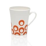 By Mikasa Circle Chic Orange Mug