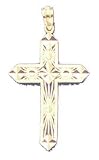 14kt Gold Cross Charm - 1M534
