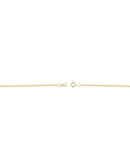 Solid Cable Chain Yellow Gold Filled With Spring Ring - 1.50 MM Width