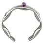 Amethyst bracelet, 'Lilac World' 7.9" L (end to end) x 0.4" W