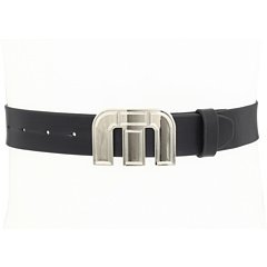 Travis Mathew 2011 Icon Belt Black / Shiny Nickel Small / Medium