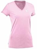 Cincinnati Reds Womens Dream Tee (Pink) - Large