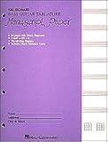 Bass Guitar Tablature Manuscript Paper