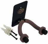String Swing Electric Guitar Wall Hanger with Metal Plate - Black Base