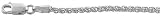18 Sterling Silver Italian 2.3mm Wheat Chain NICKEL FREE