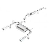 Borla 140460 Stainless Steel Cat-Back Exhaust System for Wrangler 3.6L AT MT 4WD... by Borla