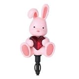 DECOPPIN Animal Earphone Jack Accessory (Rabbit/Heart)
