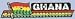 3 x 12 Ghana Bumper Sticker