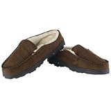 Conair VSM18 Men's Massaging Slippers, Brown (Size 8-10 1/2)