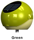 SolarBulb Solar Powered LED Lamp Green