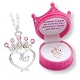 Petite Princess Crown Necklace in Figural Gift Box