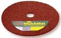 36 TREE RING MAT RED