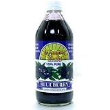 Natural Blueberry 100% Juice Concentrate 16 oz by Dynamic Health Laboratories / 16 Oz.