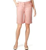 Per Una Cotton Rich Flat Front Chino Shorts