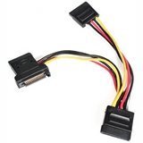 StarTech.com - Power splitter - 15 pin SATA power (F) - 15 pin SATA power (M) - 5 in
