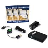 Fujitsu Pocket LOOX 720 miniSync - Complete Essentials Kit (European outlet plug, ClearTouch Anti-Glare)