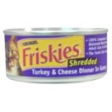 Friskies Shredded Canned Food for Cats- net wt. 5.5 oz., case of 24