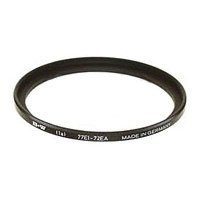 B + W Step-Up Adapter Ring 72mm Lens Thread to 77mm Filter Thread.