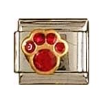 crystal dog charms