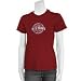 adidas Detroit Pistons Ladies Red Distressed Logo T-shirt