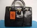 Hermes Croc Handbag