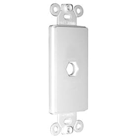 New brand Niles MB-1D Blank Decora Faceplate Insert for One Connector - White by 