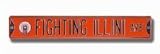 Authentic Street Signs Fighting Illini Ave Street Sign