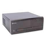 Silverstone Lascala LC20M Black ATX HTPC Home Entertainment PC Case with VFD, Remote Control, Front USB, FireWire and Audio Ports