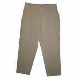 Men's Claiborne Pants Spill Wipe Clean Guard Size 36x30 Khaki