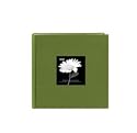 Pioneer 200 Pocket Fabric Frame Cover Photo Album, Herbal Green