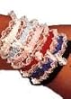 Satin Ribbon and Lace Garter from Shirley of Hollywood Great for Lingerie, Brides, Grooms or Halloween Costumes!