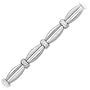14kt. White Gold, 7 1/4" Stampato Bracelet