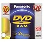 Panasonic DVD-RAM 4.7GB single-sided DVD-RAM discs 10-pack