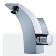 Fluid Faucet F13001 Sublime Single Hand Bathroom Faucet Chrome