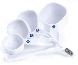 Zyliss Measuring Cups, White