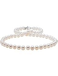 Freshwater Pearl Necklace 7-8mm with a 925 Sterling Silver Clasp