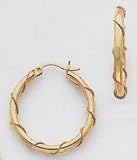 Hoop Earrings - T446 - B0002VO4WC