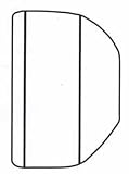 Ives VR910MDT32D Satin Stainless Steel 11 Gauge Stainless Steel Vandal Resistant Trim 7 1/4