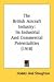 Book The British Aircraft Industry: Its Industrial And Commercial Potentialities (1918)