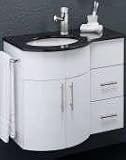 Hudson Reed Bathroom Furniture Ellipse Basin and Cabinet LF211