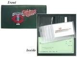 Minnesota Twins Embroidered Checkbook Wallet