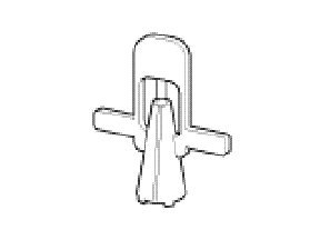 吸水管バッフル　2個入（NE-C28-1P2）【オムロン コンプレッサー式ネブライザーNE-C28 C29 C30適応】